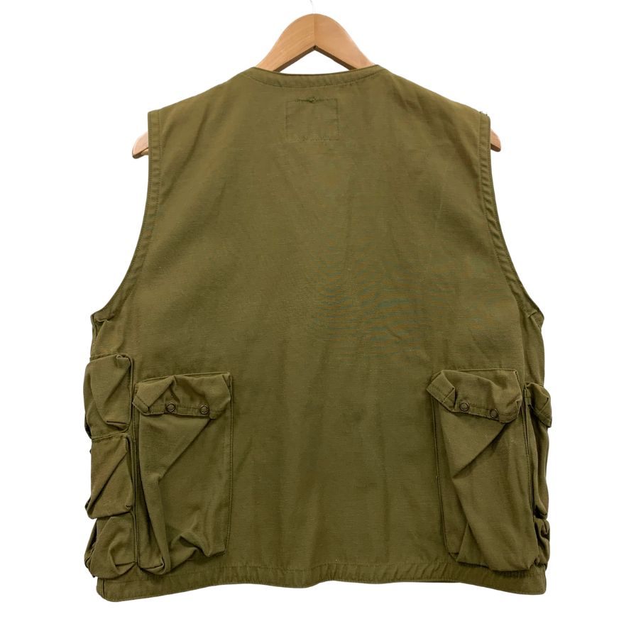 中古◆アルファインダストリーズ ベスト C-1 ヴィンテージ アーミー エアフォース カーキ メンズ サイズM ALPHA INDUSTRIES 【AFB51】