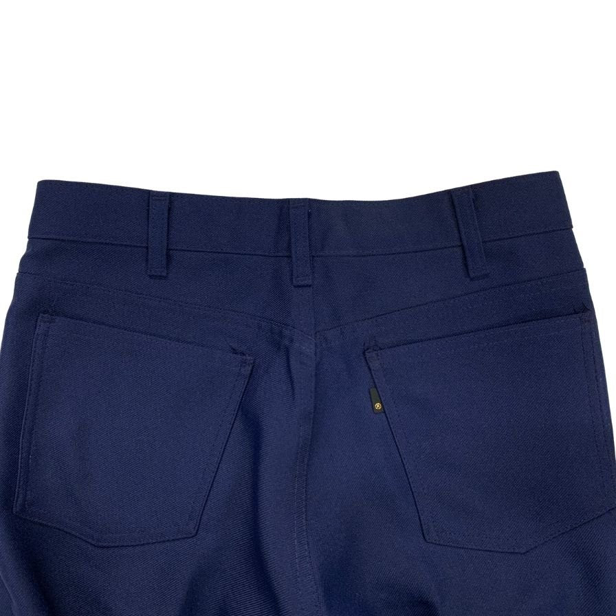 リーバイス フレアパンツ スタープレスト ブーツカット スリット 黒金タブ ネイビー W31 L31 LEVI’S 【AFB15】