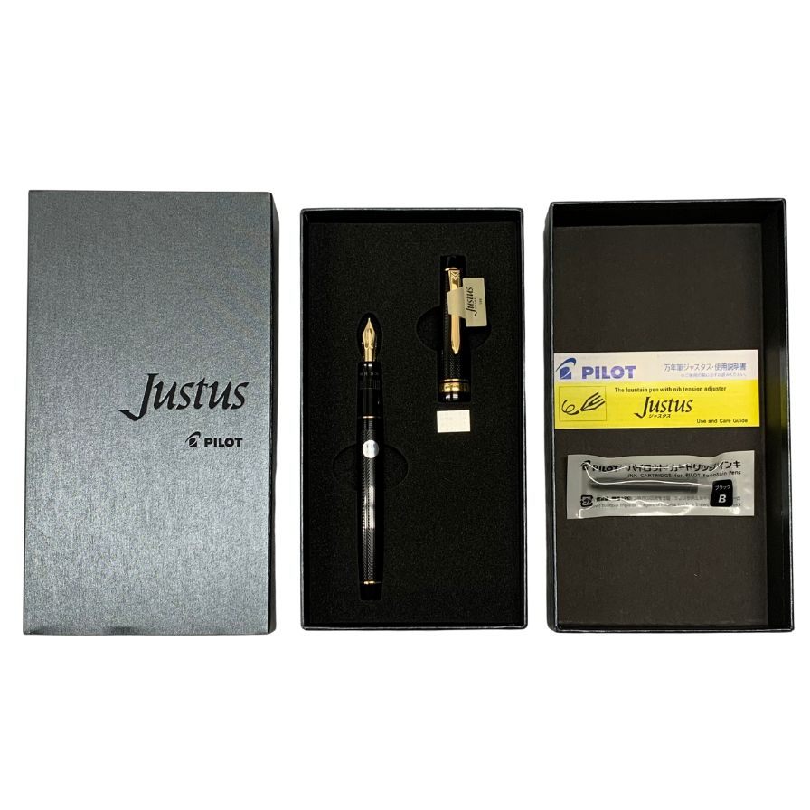 パイロット 万年筆 Justus95 ペン先14K FJ-3MR-NB-FM ブラック PILOT【AFB53】