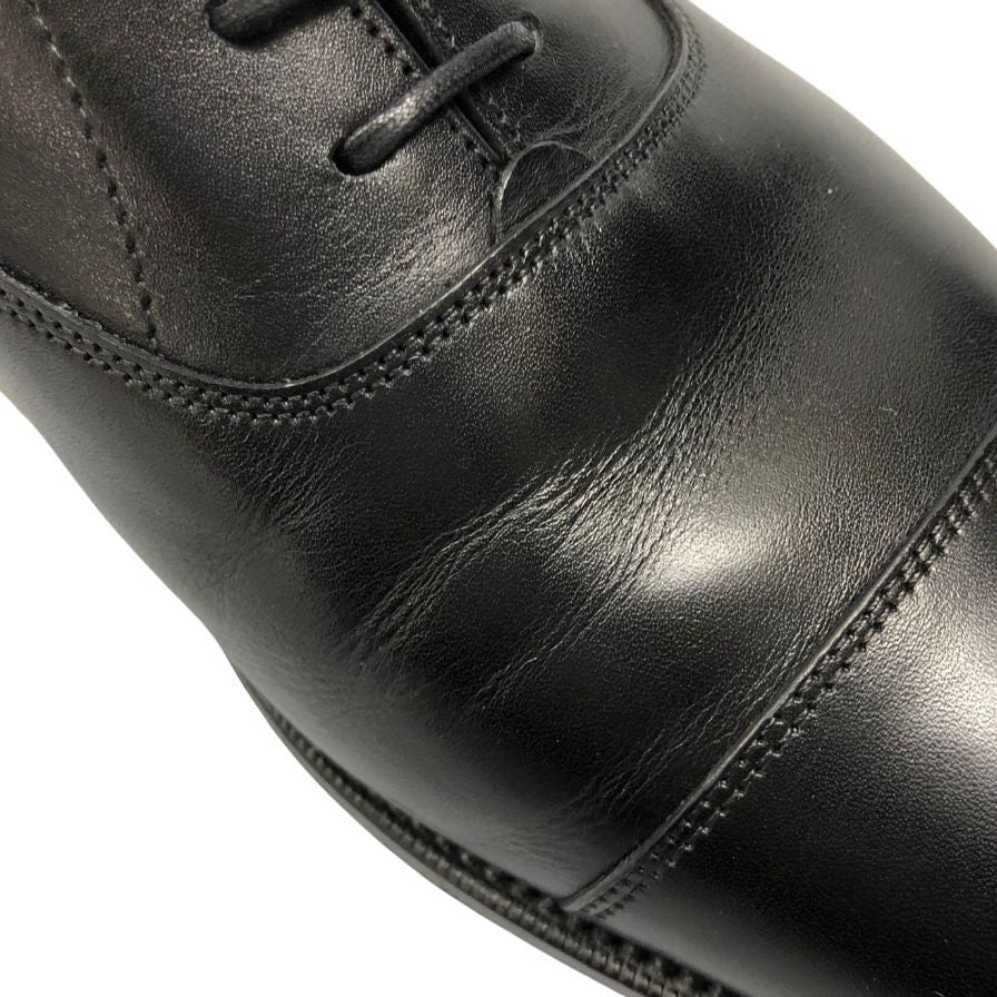 エドワードグリーン レザーシューズ オールドチェルシー ストレートチップ 202ラスト サイズ8.5D ブラック メンズ EDWARD GREEN OLD CHELSEA ビジネスシューズ 約27.5cm【LA】【中古】