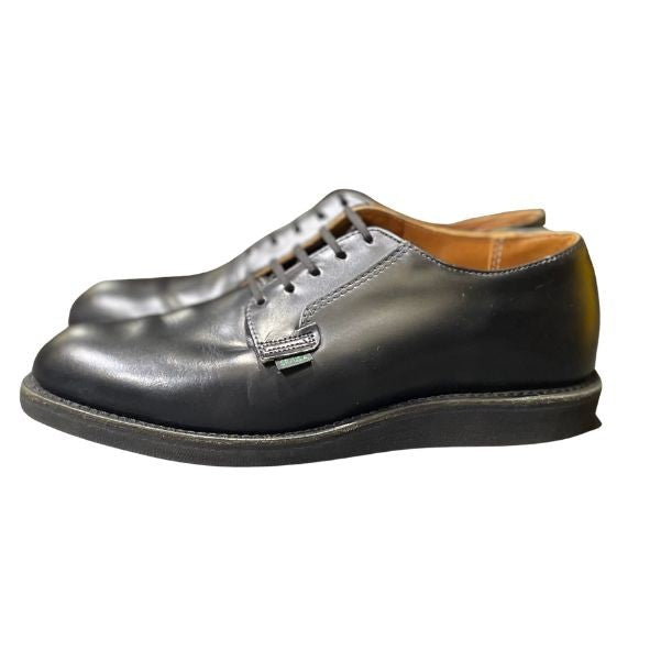 レッドウイング レザーシューズ ポストマン オックスフォード 101 メンズ サイズ7.5D ブラック REDWING ビジネスシューズ 約25.5cm【LA】【中古】