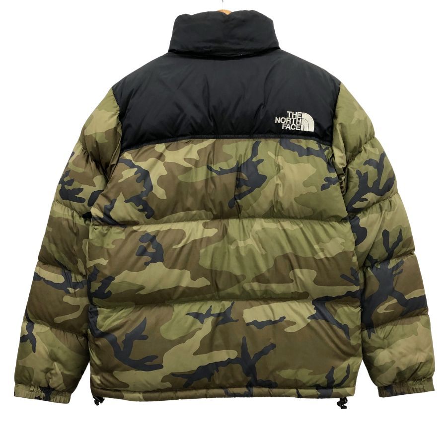 中古◆ザ ノースフェイス ダウンジャケット ノベルティー ヌプシ ND92336 サイズXL 迷彩柄 THE NORTH FACE 【AFA17】