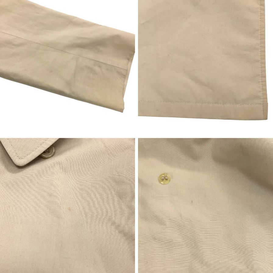 アクアスキュータム バルカラーコート 70S アクア5 ヴィンテージ イングランド製 ベージュメンズ サイズ34 Aquascutum【LA】