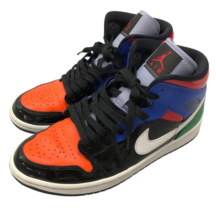 ナイキ スニーカー エアジョーダン1 ミッド マルチカラー サイズ26.5 NIKE AIR JORDAN 約26.5cm【AFD7】