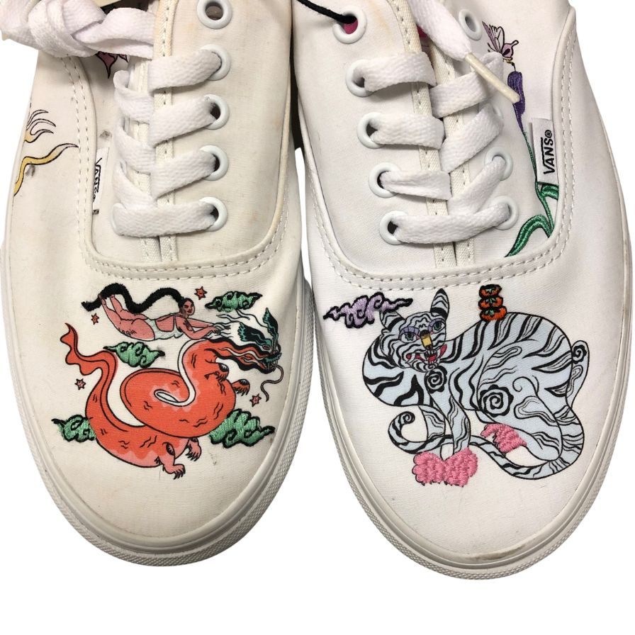 バンズ オーセンティック ローカットスニーカー アシュリー ルカシェフスキー ホワイト メンズ サイズ29.0cm VANS Ashley Lukashevsky 約29.0cm【AFD7】