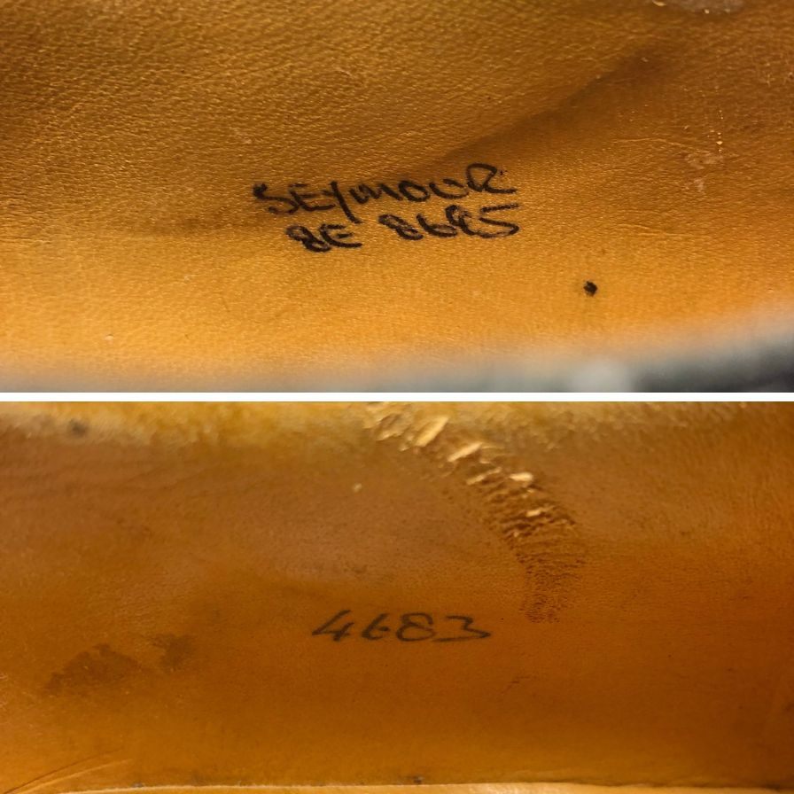 ジョンロブ レザーシューズ セイモア 8695ラスト 8Eサイズ メンズ ブラック JOHN LOBB SEYMOUR ビジネスシューズ 約27.5cm【LA】【中古】