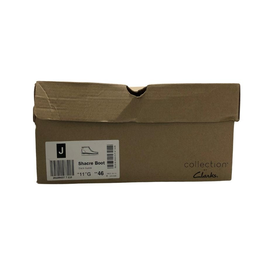クラークス ワラビーブーツ シェイカー スエード ブラック メンズ サイズ29.0cm Clarks 約29.0cm【AFD7】