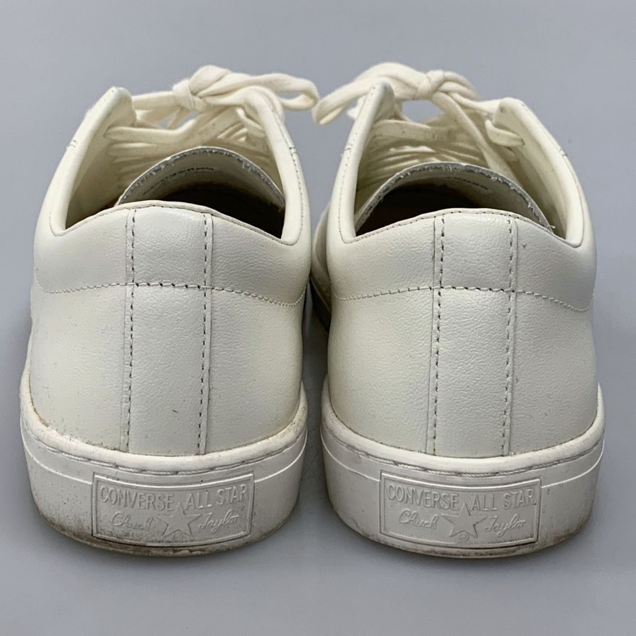 コンバース レザースニーカー オールスター クップ メンズ サイズ27.5cm ホワイト CONVERSE ALL STAR COUPE OX 約27.5cm【AFD3】