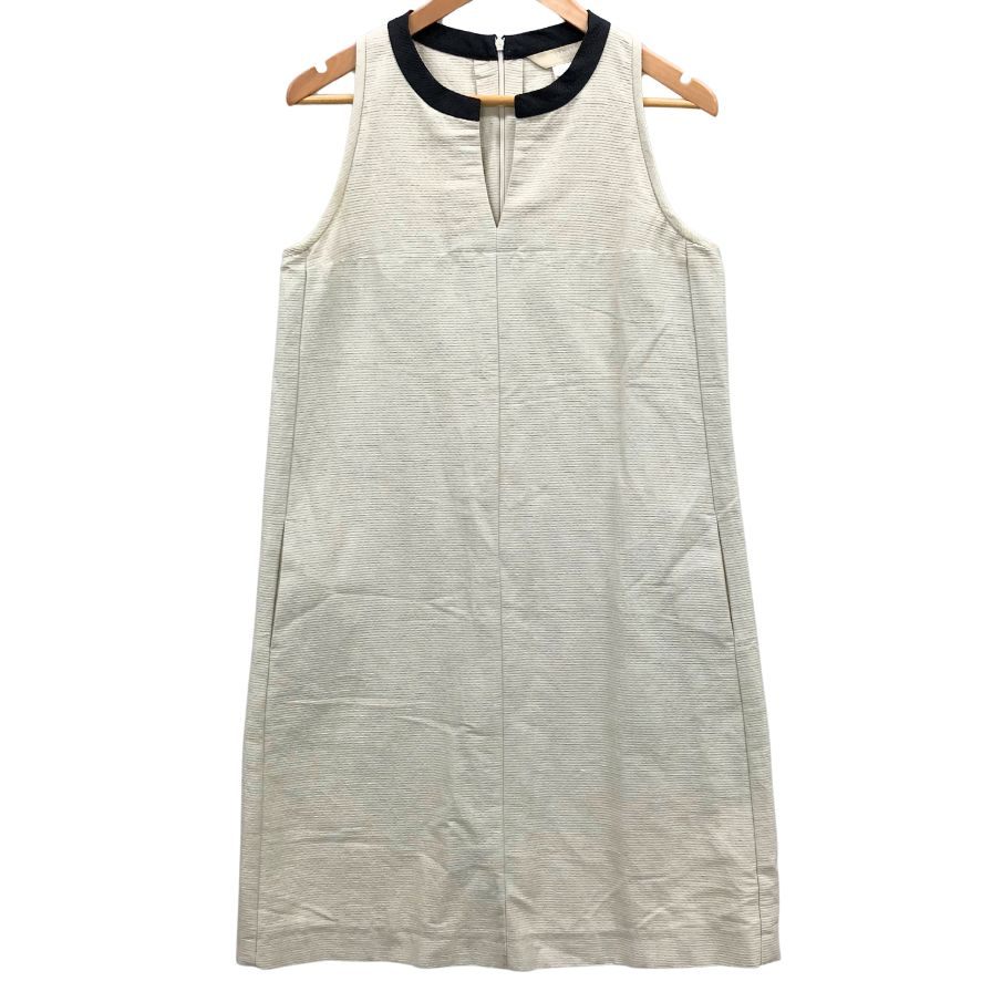 美品◆エス マックスマーラ リネン ノースリーブ ワンピース レディース サイズ 不明 ホワイト系 S Max Mara 【AFB5】