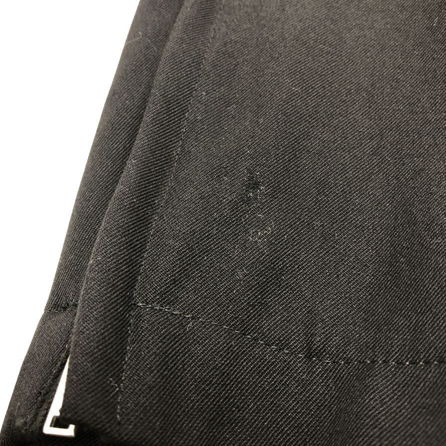 ジルサンダー パンツ ウール 裾ジップ イージーパンツ フェイクポケット メンズ ブラック サイズ44 JIL SANDER 【AFB10】