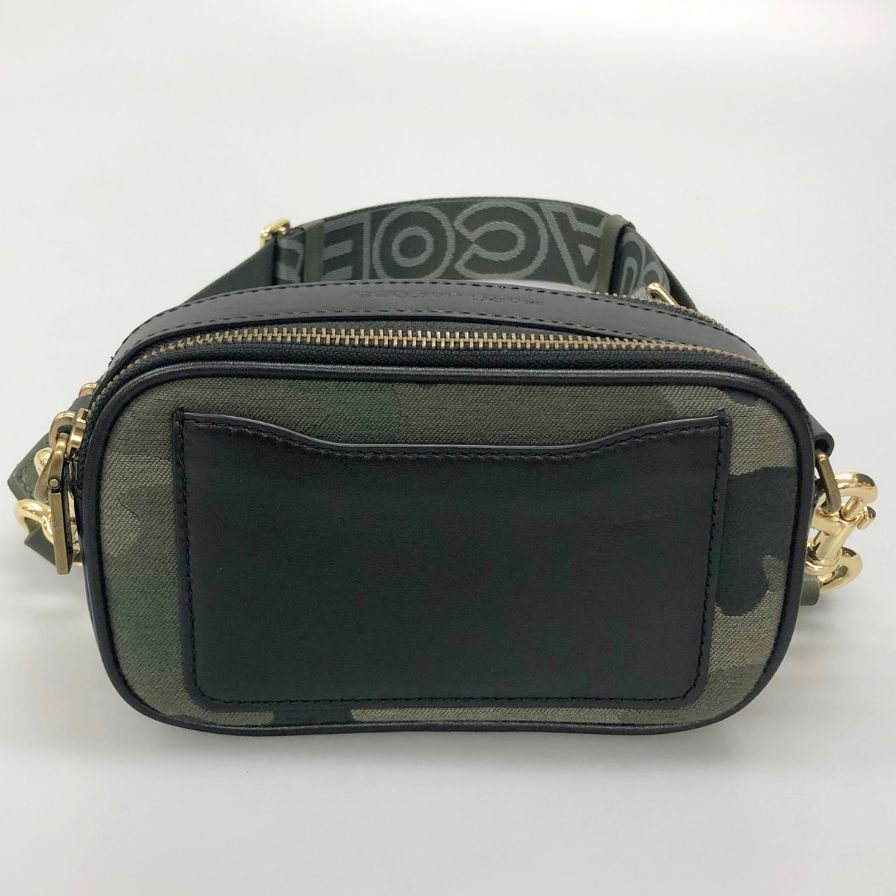 マークジェイコブス ショルダーバッグ スナップショット ザ カモ ジャカード レディース 総柄 ゴールド金具 MARC JACOBS【AFE5】