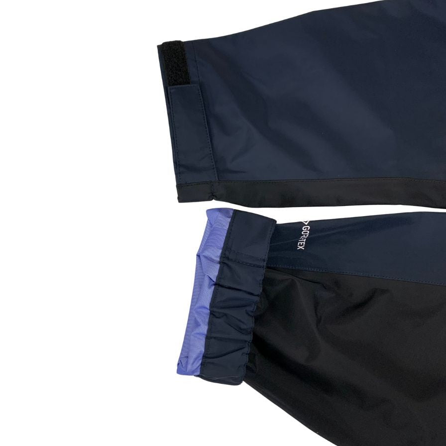新品同様◆ザ ノースフェイス マウンテンレインテックスジャケット ネイビー×ブラック メンズ サイズL NP12333 THE NORTH FACE 【AFB12】