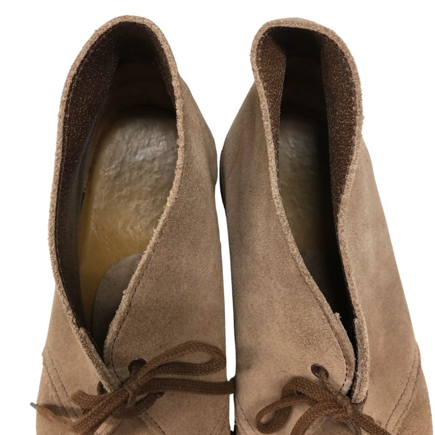 クラークス デザートブーツ スエード ベージュ メンズサイズ41 Clarks 約25.5cm【AFC29】
