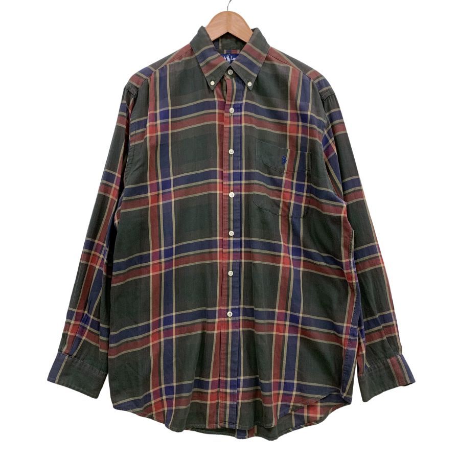 ラルフローレン チェックシャツ チェック柄 メンズ サイズS Ralph Lauren【LA】