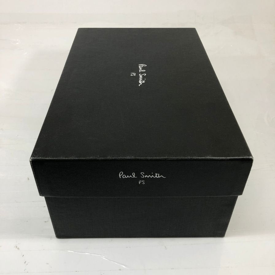 ポールスミス チャッカブーツ スエード プレーントゥ ダークネイビー メンズ UK6 Paul smith 約24.5cm【AFD9-2】
