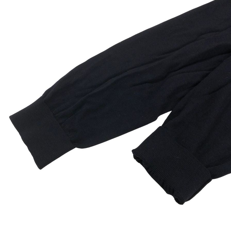 極美品◆ランバン カーディガン メリノウール ネイビー メンズ サイズM LANVIN 【AFB7】