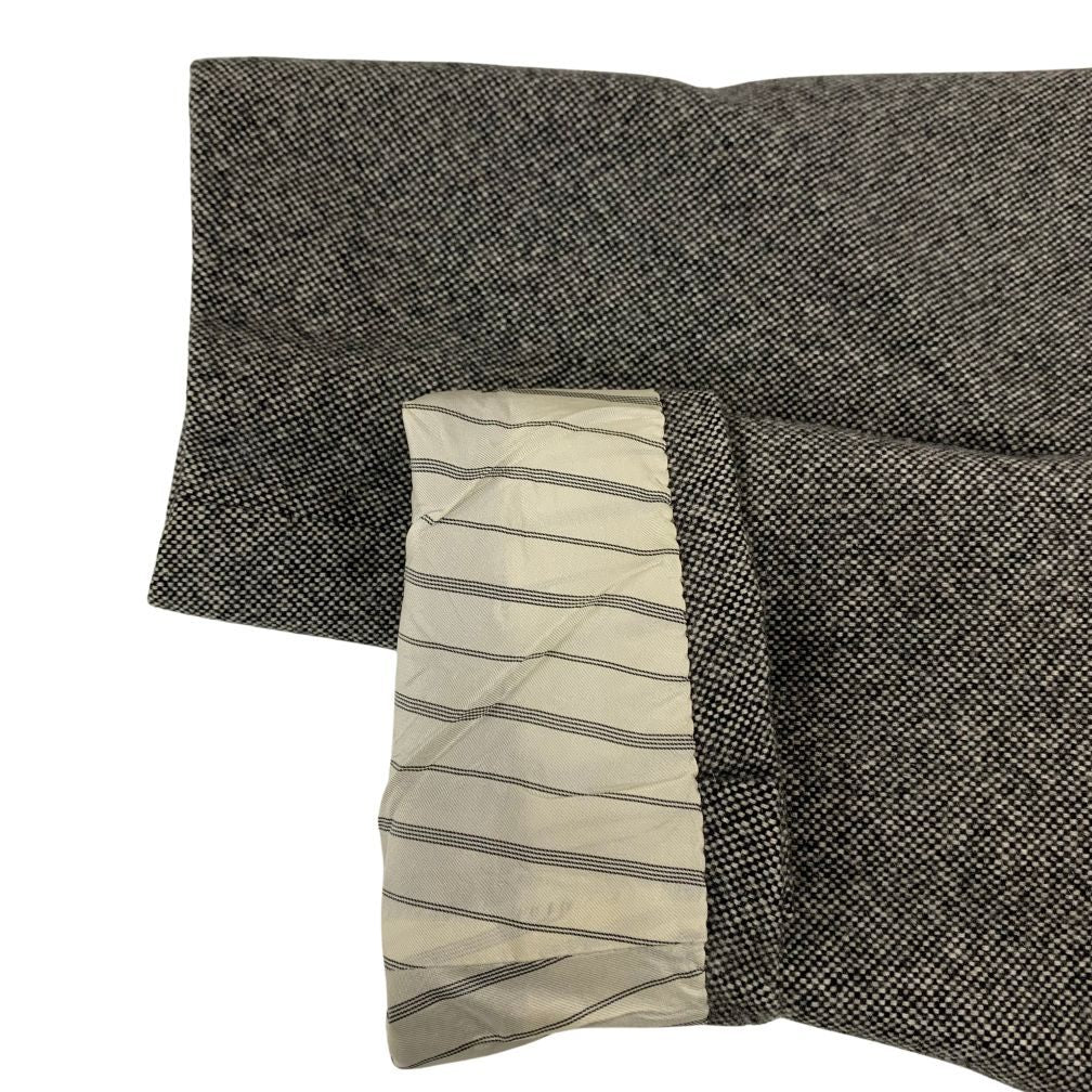 美品◆アクアスキュータム 96AB5 テーラードジャケット カシミヤ グレー メンズ サイズ3F Aquascutum 【AFA6】