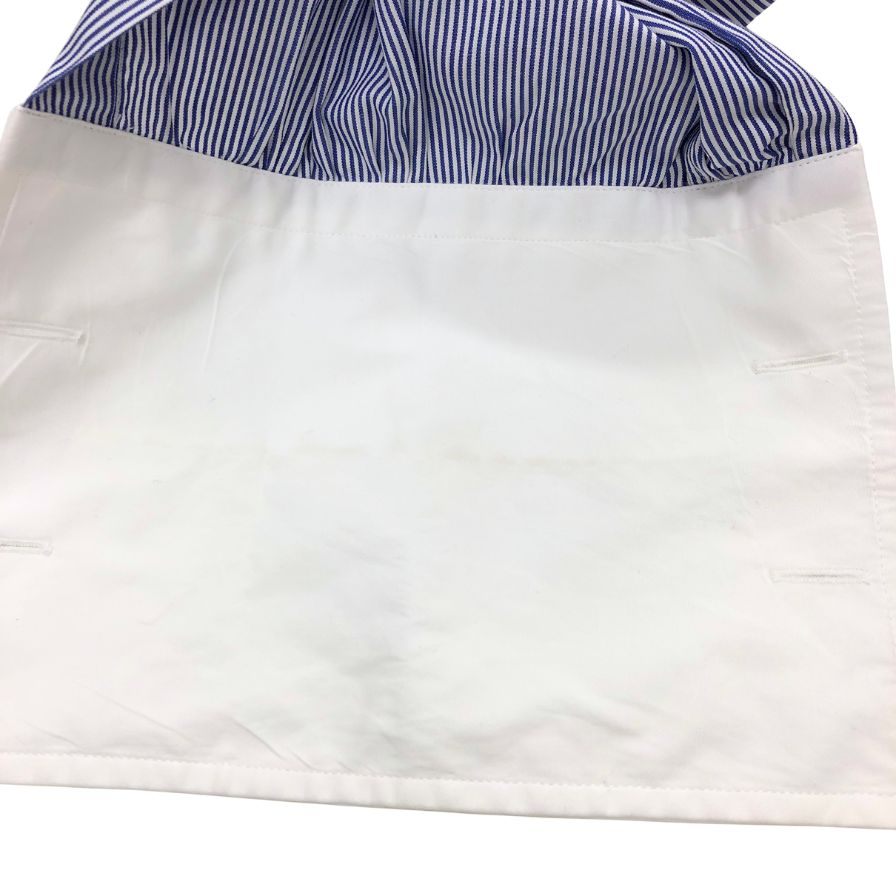 ターンブル&アッサー ワイシャツ クレリック ストライブ ブルー系 サイズ15 メンズ Turnbull&Asser【LA】