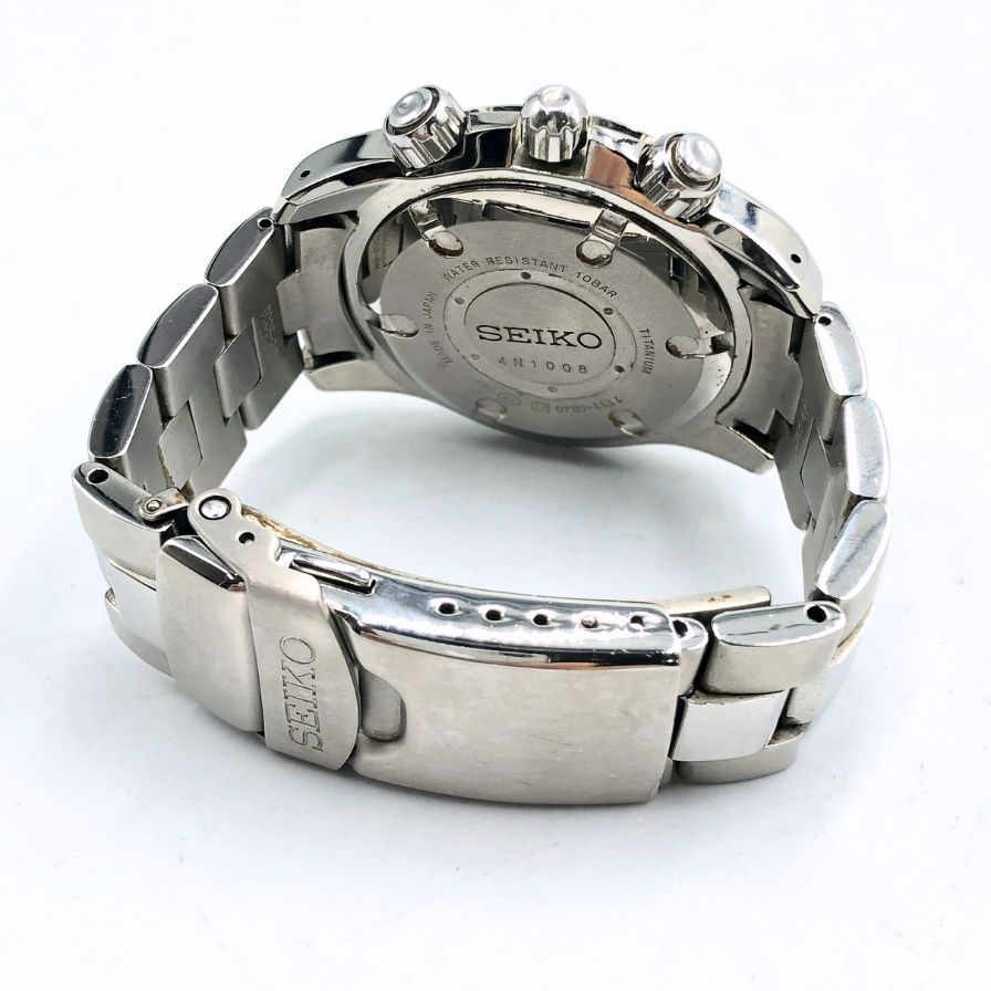 セイコー 腕時計 マグレジスト クロノグラフ 7T92-0DJ0 クォーツ チタン メンズ MAGRESIST SEIKO【AFI12】