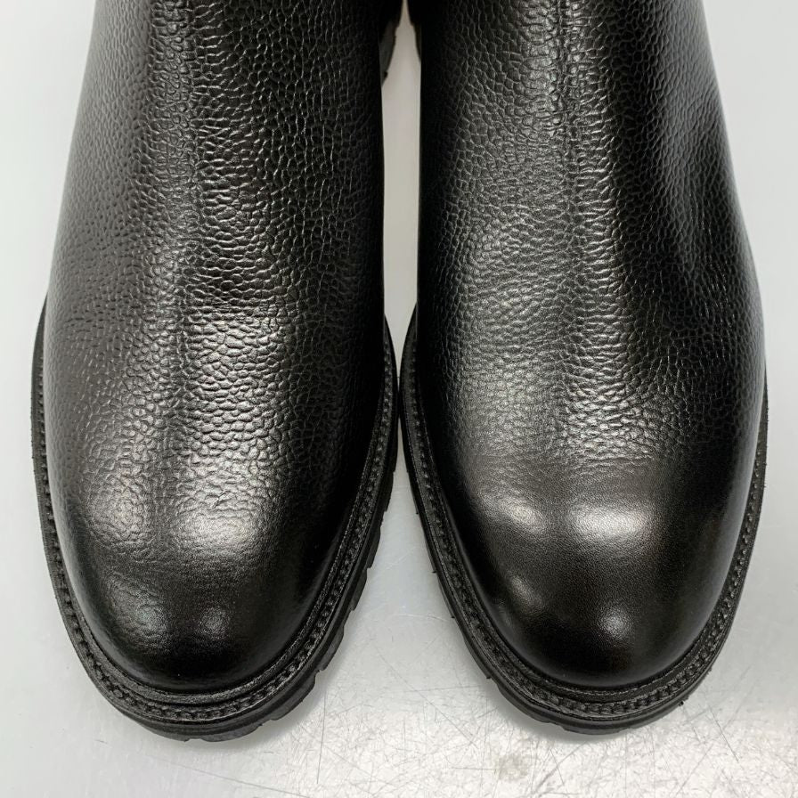 クロケット&ジョーンズ サイドゴアブーツ チェルシー グレインレザー ブラック メンズ サイズUK8 Crockett&Jones CHELSEA11 約26.5cm【AFC40】