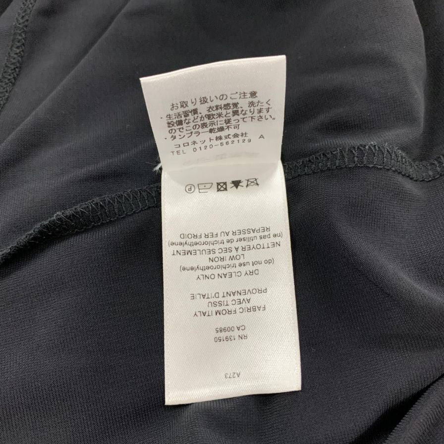 中古◆ザ ロウ マキシ丈 ノースリーブ ワンピース ナイロン レディース サイズS ブラック THE ROW 【AFB17】