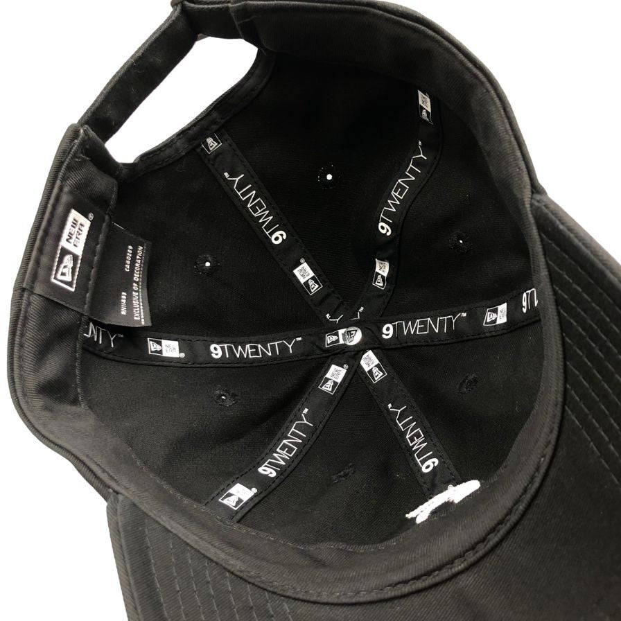 ショット×ニューエラ 9TWENTY SBロゴ刺繍 キャップ ユニセックス サイズF ブラック Schott×NEWERA【AFI1】