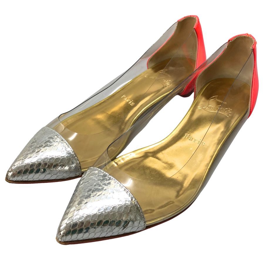 クリスチャンルブタン フラットシューズ ビニール レディース サイズ36 Christian Louboutin 約23.5cm【AFD2】