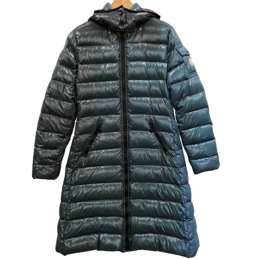 美品◆モンクレール ダウンジャケット モカ ブルー サイズ2 メンズ MONCLER MOKA GIUBBOTTO 【AFA21】