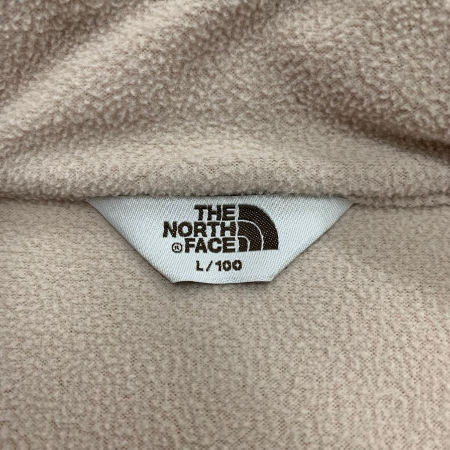 美品◆ザ ノースフェイス ホワイトレーベル フリースジャケット リモ フリース ベージュ メンズ サイズL THE NORTH FACE RIMO FLEECE 【AFA20】
