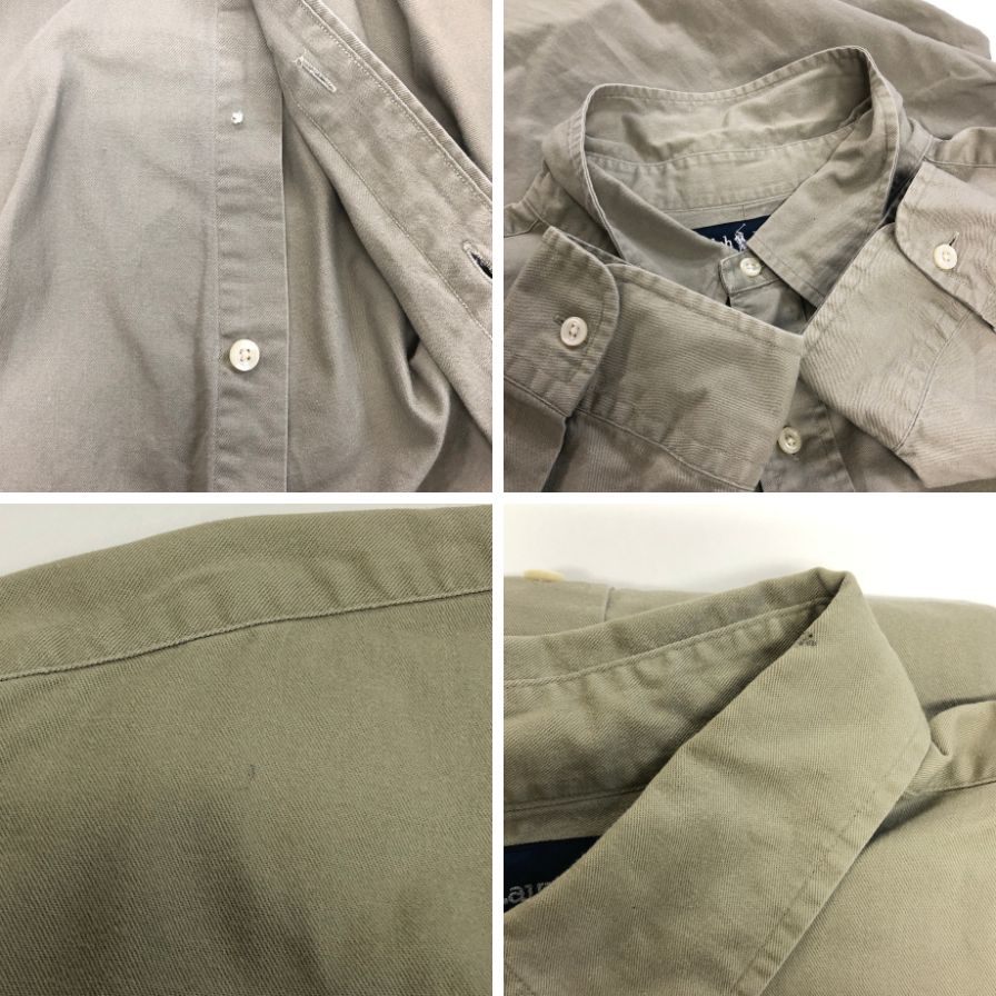 美品◆ラルフローレン ボタンダウンシャツ 90S BLAKE グリーン メンズ サイズXXL Ralph Lauren 【AFB10】