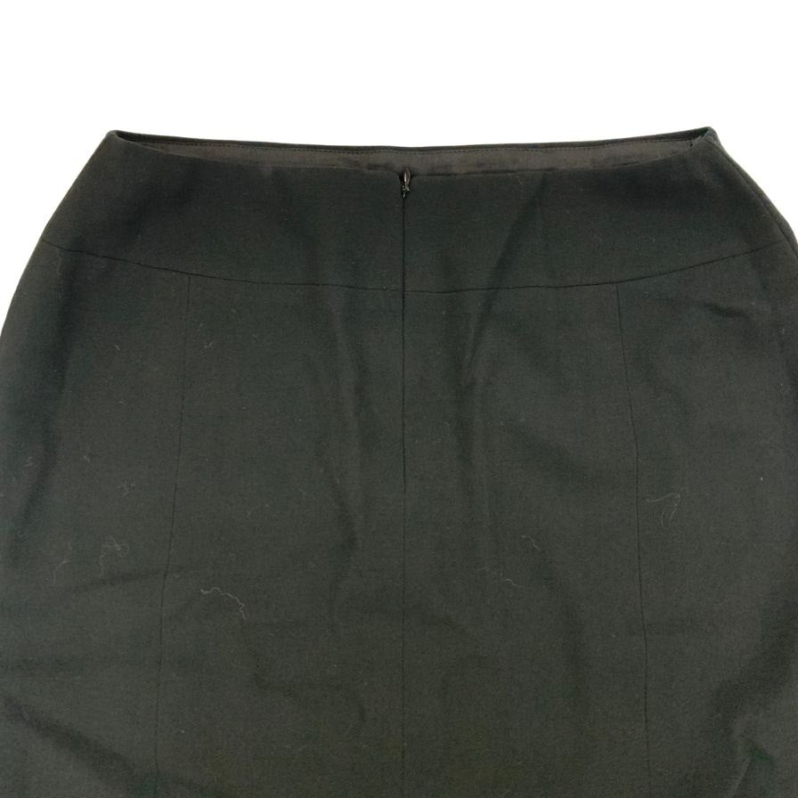 シャネル スカート 98A P11485V02954 ウール×シルク レディース サイズ44 ブラック CHANEL【AFB8】