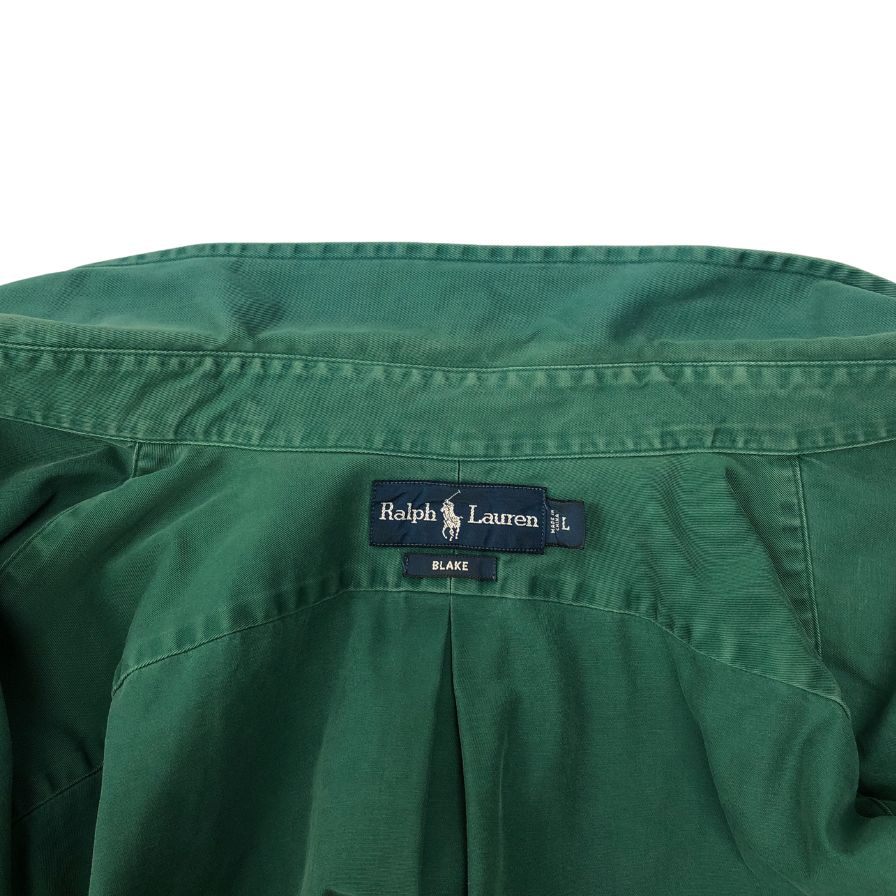 ラルフローレン ボタンダウンシャツ グリーン メンズ サイズL RALPH LAUREN【LA】