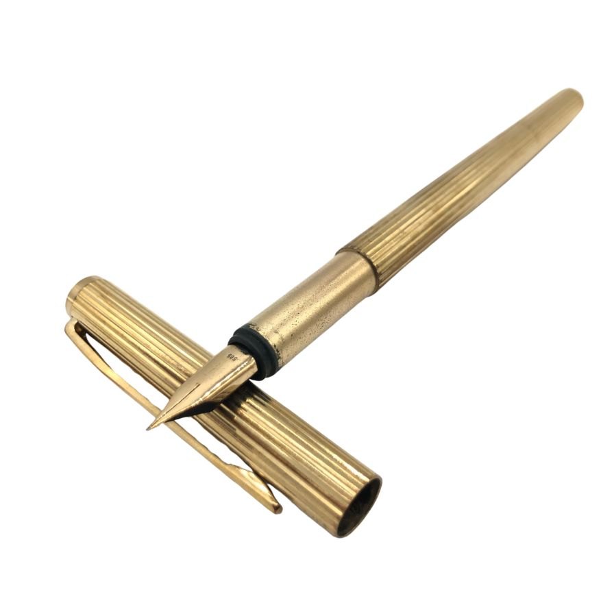 中古◆モンブラン 万年筆 ノブレス ペン先14K585 ゴールド MONTBLANC【AFI4】