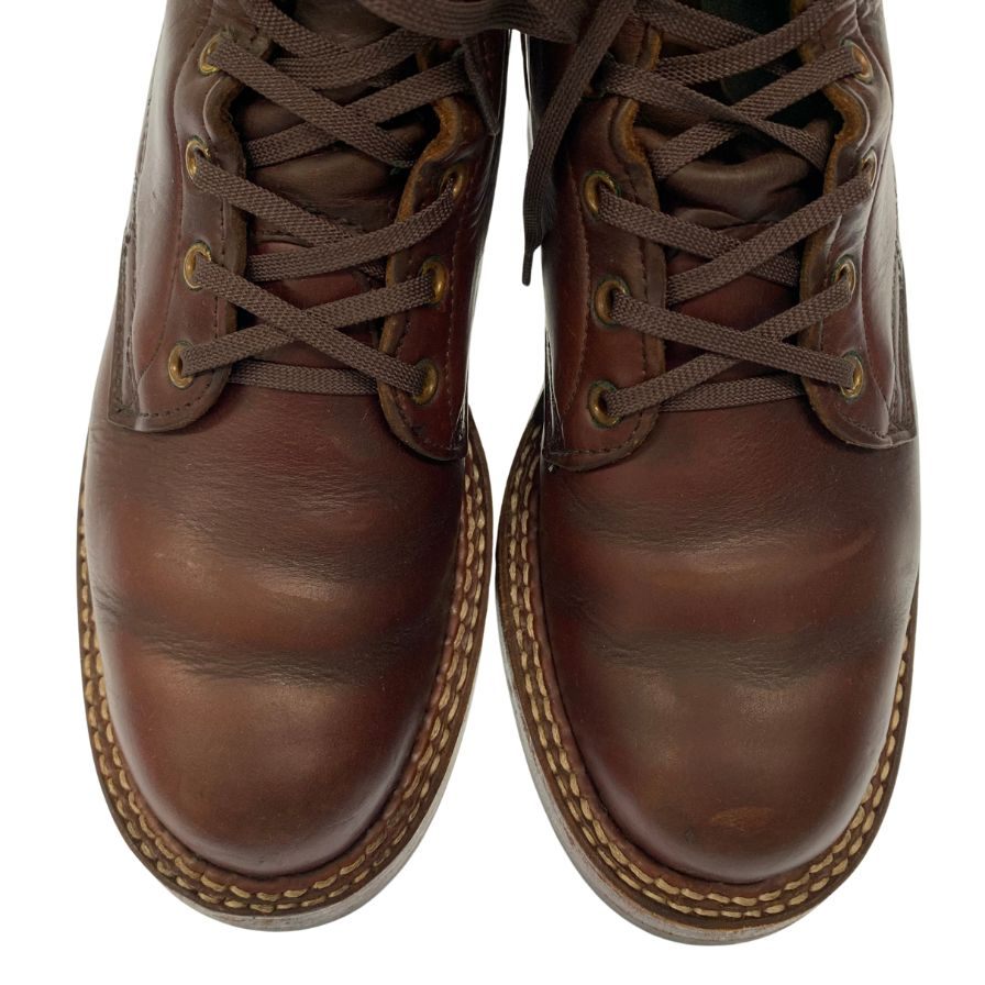 中古◆ホワイツ ブーツ レザーシューズ クロムエクセル セミドレス ブラウン メンズ サイズ25.5cm想定 WHITE'S BOOTS CHROMEXEL SEMI DRESS【AFC28】