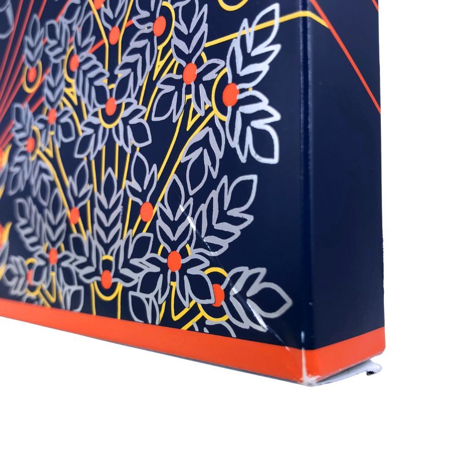 エルメス カレ90 スカーフ tapis de selle タピドゥセル シルク オレンジ レディース HERMES【AFI20】