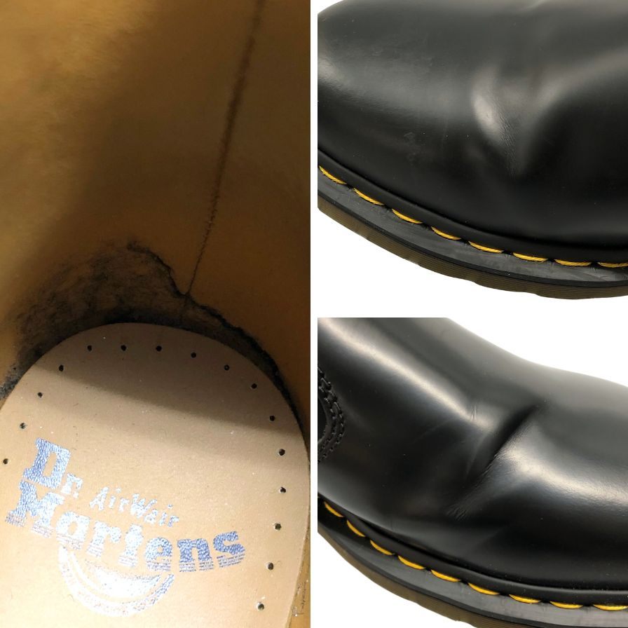 ドクターマーチン レザーシューズ 2967 チェルシーブーツ サイドゴア ブラック サイズ9 メンズ Dr.Martens jouetie 約27.0cm【AFD13】