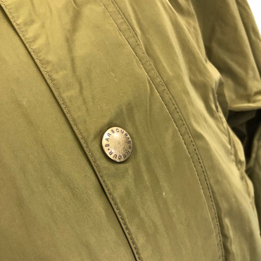 極美品◆バブアー ビデイル ノンオイルド コットンナイロンクロス ジャケット グリーン系 サイズ36 Barbour 【AFB14】