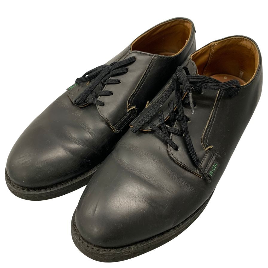 レッドウィング レザーシューズ プレーントゥ ポストマン オックスフォード 101 レザー サイズUS8D メンズ ブラック RED WING 約26.0cm【AFC44】