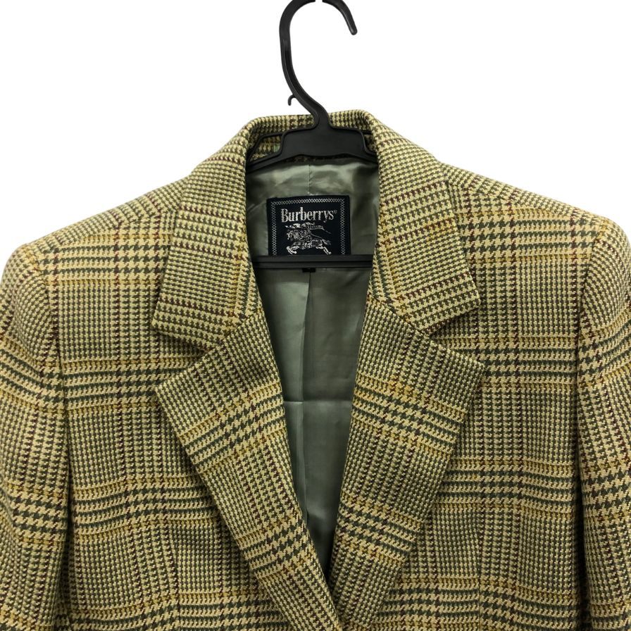 美品◆バーバリー ジャケット C-TK83 カシミヤ混 レディース サイズ9 BURBERRYS 【AFB2】