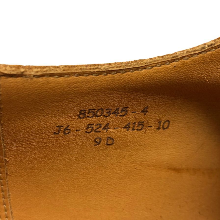 ジェイエムウエストン レザーシューズ ストレートチップ 415 ブラウン スエード サイズ9 メンズ J.M.WESTON ビジネスシューズ 約27.5cm【LA】【中古】