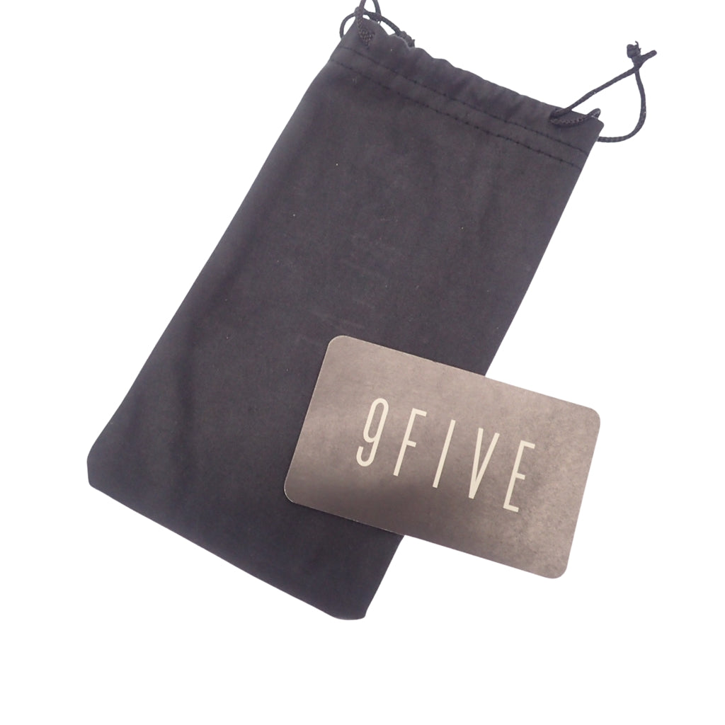 美品◆ナインファイブ サングラス セントジェームス ゴールド×ウッド×ブルー系 9FIVE St.JAMES【AFI14】