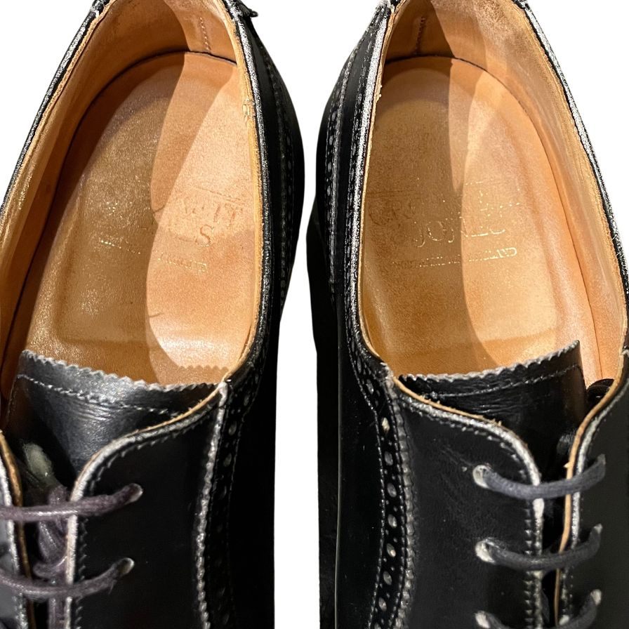 クロケット&ジョーンズ レザーシューズ ウエストボーン アデレード ブラック メンズ サイズUK7E CROCKETT&JONES WESTBORNE ビジネスシューズ 約26.0cm【LA】【中古】
