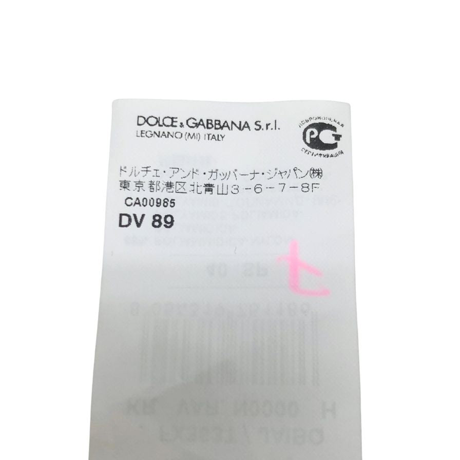 極美品◆ドルチェ&ガッバーナ トップス セーター ラメ加工 レディース サイズ40 ブラック DOLCE&GABBANA 【AFB29】