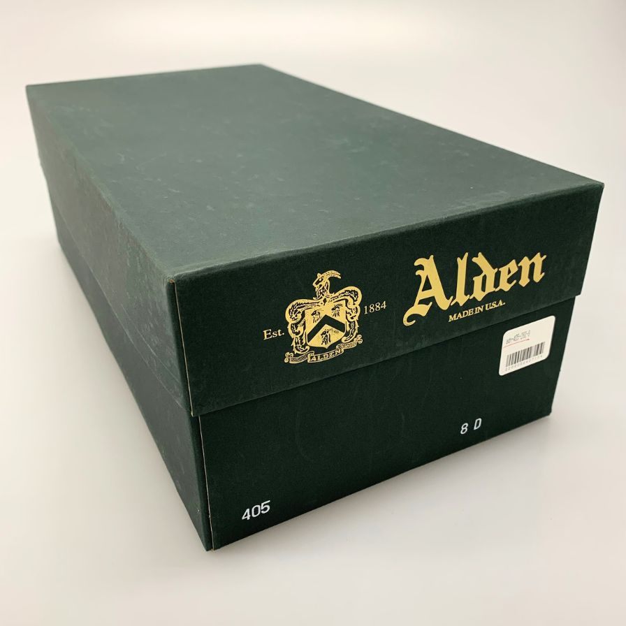 オールデン レザーシューズ インディーブーツ 405 ブラウン サイズ8D ALDEN 約26.0cm【AFD12】