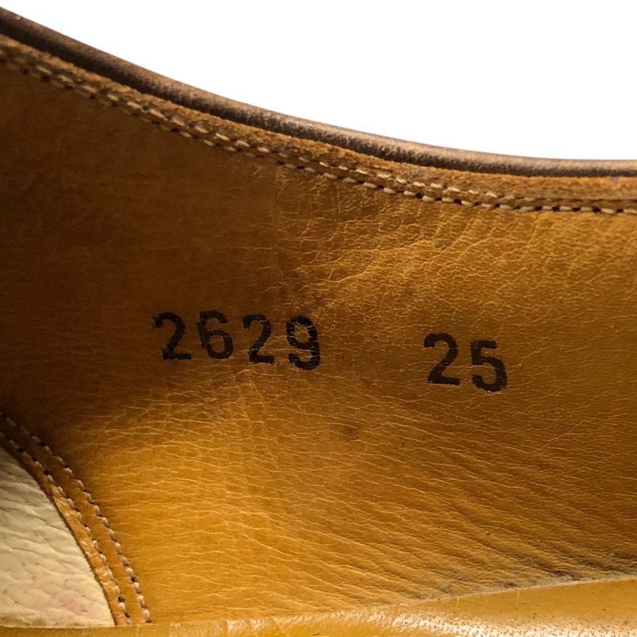 スコッチ グレイン 2629 レザー メンズ サイズ 25 Uチップ ブラウン SCOTCH GRAIN 約25.0cm【AFC7】