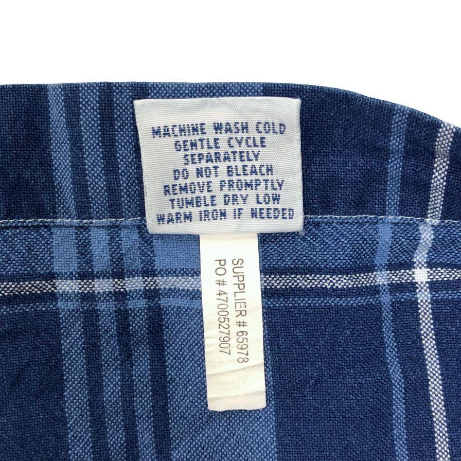 ラルフローレン チェックシャツ チェック柄 ブルー系 メンズ サイズXL Ralph Lauren【LA】