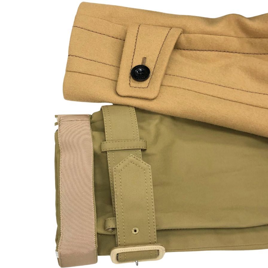 極美品◆サカイ 19年製 再構築コート レディース サイズ1 19-04534 ベージュ sacai 【AFB11】