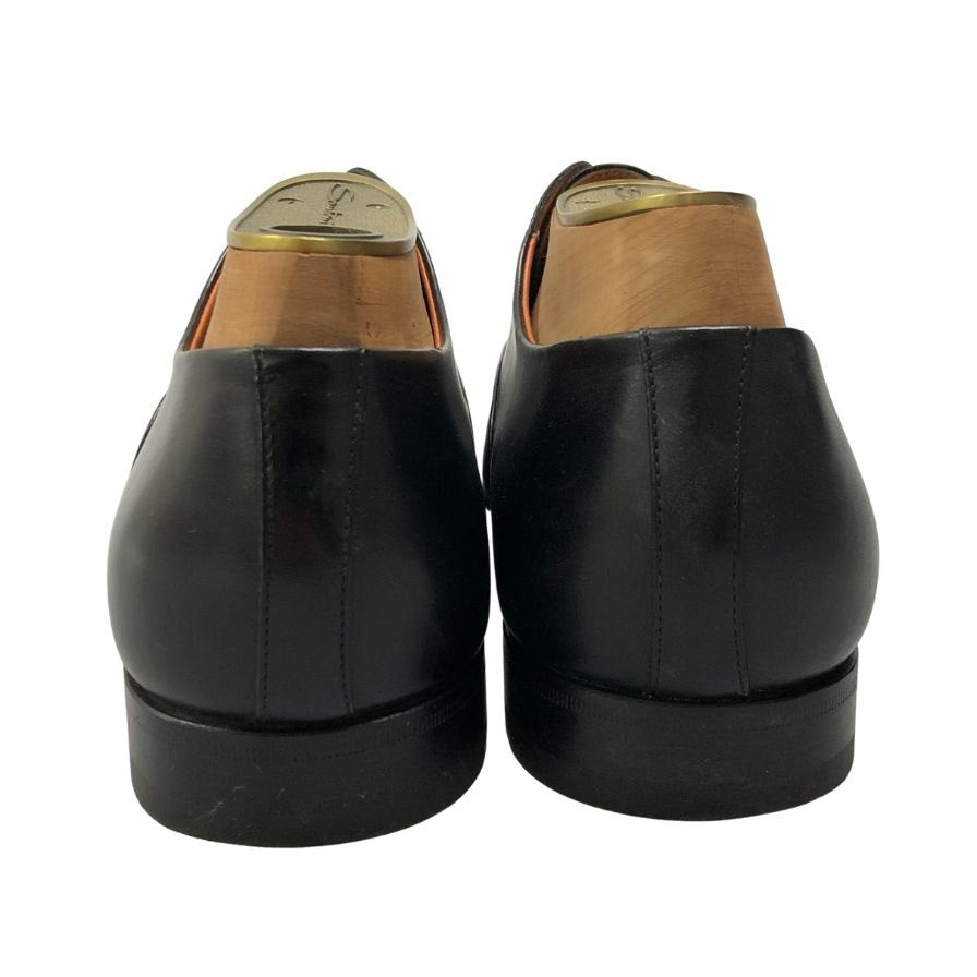 サントーニ レザーシューズ ストレートチップ ブラック メンズ サイズ8 B40A 06365 Santoni 約27.0cm【AFD3】