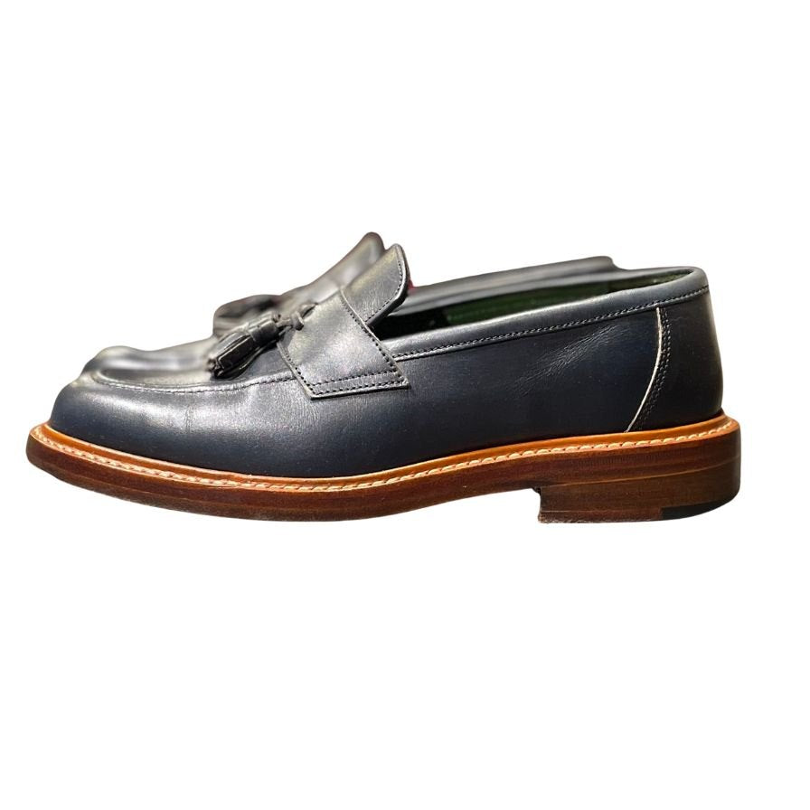 トリッカーズ タッセルローファー ポールスミス別注 M7772 ネイビー メンズ サイズUK7 Tricker’s ローファー 約26.0cm【LA】【中古】