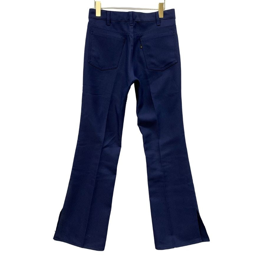 リーバイス フレアパンツ スタープレスト ブーツカット スリット 黒金タブ ネイビー W31 L31 LEVI’S 【AFB15】
